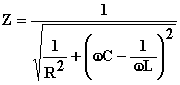 electrical equation for parallel rlc