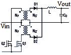 Push pull converter diagram